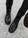 Buty damskie Workery OLAVOGA MANNER czarne - maWer Fashion