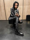 Buty damskie Workery OLAVOGA MANNER czarne - maWer Fashion