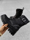 Buty damskie Workery OLAVOGA MANNER czarne - maWer Fashion