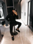 Komplet męski OLAVOGA ELEMENTAL 2026 czarny - maWer Fashion