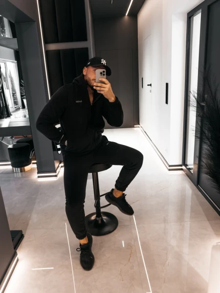 Komplet męski OLAVOGA ELEMENTAL 2026 czarny - maWer Fashion