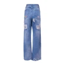 Spodnie damskie jeansy OLAVOGA VIVID 2026 ciemny jeans - maWer Fashion