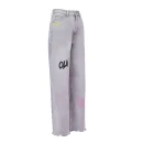 Spodnie damskie jeansy OLAVOGA VIVID 2026 szare - maWer Fashion