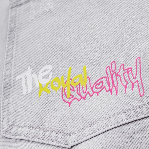 Spodnie damskie jeansy OLAVOGA VIVID 2026 szare - maWer Fashion