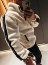 Bluza męska polar OLAVOGA SETTLINE 2026 ecru - maWer Fashion
