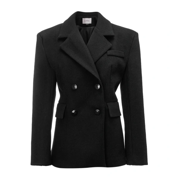 Marynarka damska OLAVOGA HUSH 2026 czarna - maWer Fashion