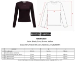 Bluzka damska OLAVOGA FERON 2026 brąz - maWer Fashion