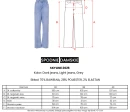 Spodnie damskie jeansy OLAVOGA SKYLINE 2026 szare - maWer Fashion