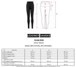 Legginsy damskie OLAVOGA PLAIN 2026 czarne - maWer Fashion
