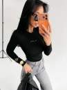 Bluzka damska OLAVOGA FERON 2026 czarna - maWer Fashion