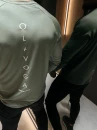Longsleeve bluzka męska OLAVOGA MIRE 2026 olivka - maWer Fashion