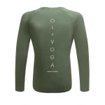 Longsleeve bluzka męska OLAVOGA MIRE 2026 olivka - maWer Fashion