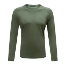 Longsleeve bluzka męska OLAVOGA MIRE 2026 olivka - maWer Fashion
