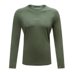 Longsleeve bluzka męska OLAVOGA MIRE 2026 olivka - maWer Fashion