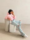 Bluza damska OLAVOGA MERIDIAN 2026 pudrowy róż - maWer Fashion