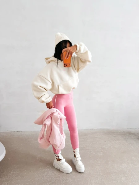 Bluza damska OLAVOGA MERIDIAN 2026 ecru - maWer Fashion