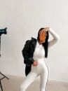 Komplet damski OLAVOGA EASILY 2026 kremowy - maWer Fashion