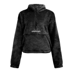 Bluza damska polar OLAVOGA EMINO 2026 czarna - maWer Fashion