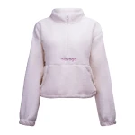 Bluza damska polar OLAVOGA EMINO 2026 kremowy - maWer Fashion
