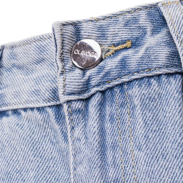 Spodnie damskie jeansy OLAVOGA SKYLINE 2026 jasny jeans - maWer Fashion