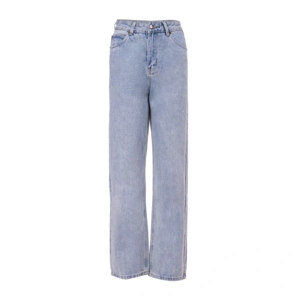 Spodnie damskie jeansy OLAVOGA SKYLINE 2026 jasny jeans - maWer Fashion