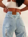 Spodnie damskie jeansy OLAVOGA SKYLINE 2026 jasny jeans - maWer Fashion