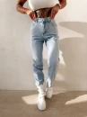 Spodnie damskie jeansy OLAVOGA SKYLINE 2026 jasny jeans - maWer Fashion