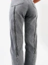 Spodnie damskie jeansy OLAVOGA SKYLINE 2026 szare - maWer Fashion