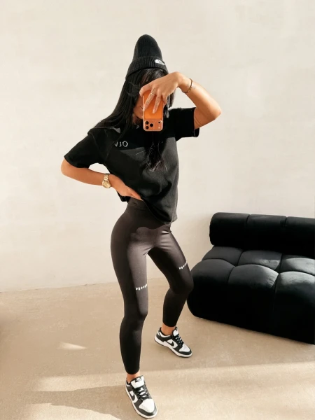 lLegginsy damskie OLAVOGA TACTILE 2026 czarne - maWer Fashion