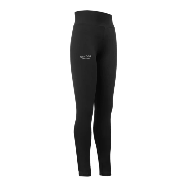 Legginsy damskie OLAVOGA PLAIN 2026 czarne - maWer Fashion