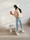 Kurtka damska OLAVOGA YUE SPRING 2026 beżowa - maWer Fashion