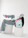 Kurtka damska OLAVOGA YUE SPRING 2026 miętowa - maWer Fashion
