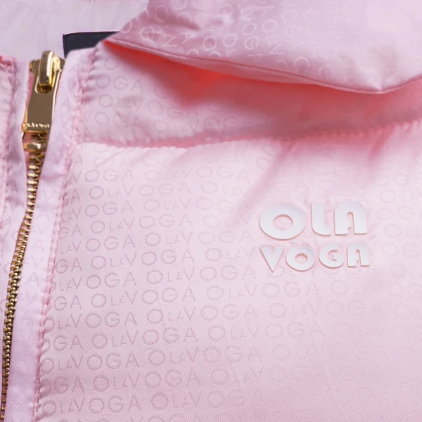 Kurtka damska OLAVOGA YUE SPRING 2026 róż - maWer Fashion