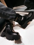 Buty damskie workery OLAVOGA MOVE 2026 czarne - maWer Fashion