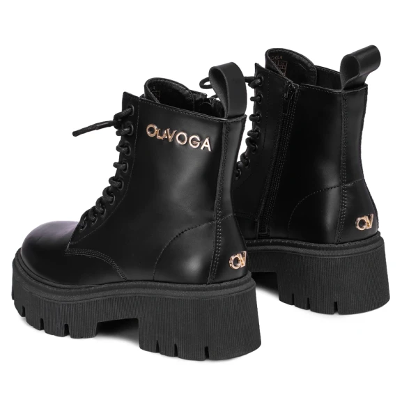 Buty damskie workery OLAVOGA MOVE 2026 czarne - maWer Fashion