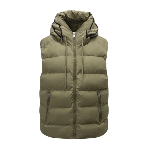 Kamizelka męska OLAVOAGA TAER 2026 khaki - maWer Fashion