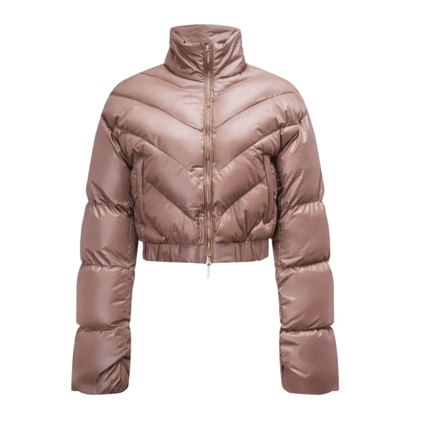 Kurtka damska OLAVOGA TAAZU 2026 beż - maWer Fashion