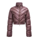 Kurtka damska OLAVOGA TAAZU 2026 brąz - maWer Fashion