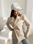 Marynarka damska OLAVOGA HUSH 2026 beż - maWer Fashion