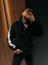 Bluza męska polar OLAVOGA SETTLINE 2026 czarny - maWer Fashion