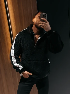 Bluza męska polar OLAVOGA SETTLINE 2026 czarny