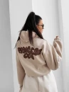 Bluza damska OLAVOGA FROST LAYER 2025 - beż - maWer Fashion