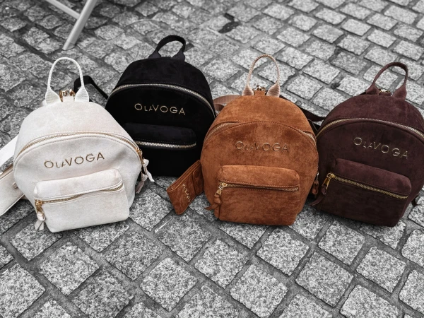 Plecak damski OLAVOGA RIDER 2025 beż - maWer Fashion