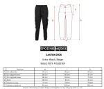 Spodnie męskie OLAVOGA CASTON 2026 czarne - maWer Fashion