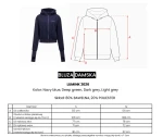 Bluza damska OLAVOGA LUMINK 2026 ciemny szary - maWer Fashion