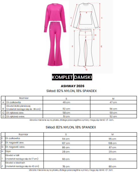 Komplet damski OLAVOGA ASHWAY 2026 beż - maWer Fashion