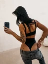 Komplet bielizna damska OLAVOGA INTIME 2026 czarna - maWer Fashion