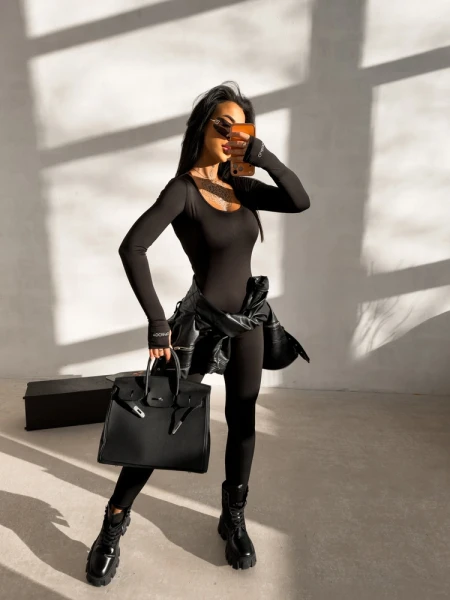 Kombinezon damski OLAVOGA VANTAGE 2026 czarny - maWer Fashion