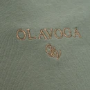 T-shirt męski OLAVOGA SKYJUE 2026 khaki - maWer Fashion
