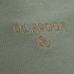 T-shirt męski OLAVOGA SKYJUE 2026 khaki - maWer Fashion